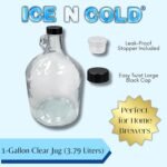 1 Gallon (128 oz) Clear Glass Jug With 38mm Cap | FAST SAME DAY SHIPPING - Image 4