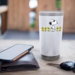 Snoopy and Woodstock Cool Crew Peanuts Design Stainless Steel Insulated Tumbler - Image 6