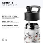 Simple Modern Kids Summit Water Bottle with Straw Lid | Disney Wish 18oz Stainless Steel Cup Insulated Tumbler for Girls, School | Asha's Adventure - Image 4