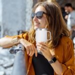 20 oz Stainless Steel Tumbler with Handle Bulk Metal Insulated Tumblers Travel Coffee Mug with Handle Double Wall Tumbler Cup with Lid and Straw, White 12 Pack - Image 5