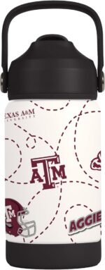 Logo Brands NCAA Mascot Stainless-Steel Kids Bottle -Soft Silicone Mouthpiece, Easy To Carry, Kid-Friendly Design- Great For School & On-The-Go - Image 3
