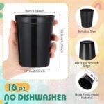 Gerrii 60 Pcs Stadium Cups 16oz Reusable Plastic Large Cups Drink Tumblers for Parties Birthday Picnics Sports Event Wedding Party(Elegant Colors) - Image 3