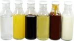 nicebottles Clear Glass Beverage/Sauce Bottles, 12 Oz, Black Caps - Case of 12 - Image 3