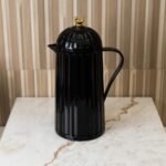 WOLFF - Bird Thermal Coffee Carafe - Hot or Cold Drinks, Plastic Exterior and Glass Insulation Lining Flask Coffee Dispenser, Thermal Bottle for Beverages, Tea and Water Pitcher- Black, 34floz/1L - Image 3