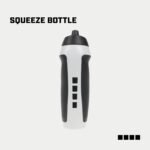 Capelli Sport Sports Water Bottle, Plastic Squeeze Water Bottle with Easy Open Nozzle and Grip Panels, White - Image 3