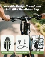 Water Bottle Holder with Strap 40/32 oz Crossbody Water Bottle Purse Bag for Women Men with Phone Pocket for Hiking Walking Gym Cycling - Image 6