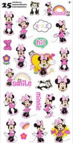 Disney Minnie Mouse Water Bottle Bundle School Supplies Set with 20 Oz Drinking Cup, Stickers, More | Minnie Mouse Reusable Water Bottle Set - Image 4