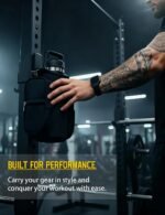 Magnetic Gym Bag for Men & Women - Water Bottle Holder, Crossbody Strap, Touchscreen Pocket & Creative Storage - Perfect for Gym, Running, Travel & Fitness Essentials - Image 3