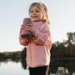 BrüMate Leap 12oz 100% Leakproof Kids Tumbler with Handle and Silicone Soft Straw | Durable Drop Resistant Silicone Sleeve | Made of Insulated Stainless Steel | Cup Holder Friendly | 12oz (Kiwi) - Image 4