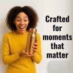 2 Litre Pure Copper Water Bottle for Drinking 76 oz with Lid| Leak Proof Ayurvedic Vessel to Support Digestion, Immunity | Lightweight, Eco-Friendly - Image 3