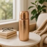 2 Litre Pure Copper Water Bottle for Drinking 76 oz with Lid| Leak Proof Ayurvedic Vessel to Support Digestion, Immunity | Lightweight, Eco-Friendly - Image 4