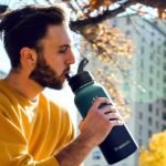 Insulated Water Bottle 32oz, Stainless Steel Water Bottle with Straw & Spout Lids & Paracord Handle | with Straw, Spout Lids, Paracord Handle - Image 7