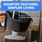 Brita Metro Water Filter Pitcher with SmartLight Change Indicator, BPA-Free, Replaces 1,800 Plastic Water Bottles a Year, Lasts Two Months, Includes 1 Filter, Small - 6-Cup Capacity, Turquoise - Image 5