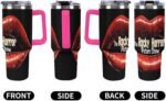 The Rocky Horror Picture Show Funny 40 Oz Tumbler with Handle and Straw Lid Stainless Steel Travel Mug for Hot Cold Beverages - Image 5