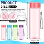 24 Pack Water Bottles for Students 500 ml Portable Sports Water Bottle Kids Student Gifts from Teacher for School Summer Party Classroom Prizes Goodie Bag - Image 3