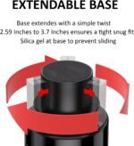 New Car Cup Holder Expander Compatible with Owala FreeSip (32 & 40 Oz. Models), Also Compatible with FreeSip Sway 40oz, Large Water Bottles and Tumblers - Image 6