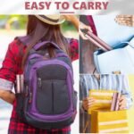 Vesici 1 Pack Slim Water Bottle 8.8 oz Small Stainless Steel Purse Compact Insulated Water Bottles Camping Travel Backpack Pocket Flask for Car Cold Coffee Tea (Rose Gold) - Image 5