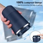 Insulated Coffee Mug 12 oz Travel Coffee Mug with Lid Pill Proof, Stainless Steel Vacuum Thermal to GO Leakproof, Tumbler Reusable Coffee Cup for Men and Women Hot & Iced Drinks - Image 5