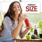 Norcalway Plastic Juice Bottles with Caps, Reusable Juicing Bottles, Clear Drink Containers with Lids for Juicing, Smoothie and Other Beverages - 12oz 6pcs - Image 3