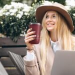 Ideus 20 oz Tumbler, Travel Coffee Mug with Splash Proof Sliding Lid, Double Wall Stainless Steel Vacuum Insulated Coffee Mug for Home and Office, Keep Beverages Hot or Cold, Blood Red - Image 5