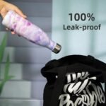 Insulated Water Bottles,12 oz Double Wall Stainless Steel Vacumm Metal Flask for Sports Travel,Marble Dawn - Image 5