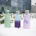 Insulated Water Bottles,12 oz Double Wall Stainless Steel Vacumm Metal Flask for Sports Travel,Marble Dawn - Image 7