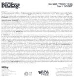 Nuby 2 Pack No Spill Printed Thirsty Kids No-Spill Sip-it Sport Cup with Soft Spout and Lid - 12oz, 12+ Months,2 Count(Pack of 1),Print May Vary - Image 4