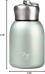 Gets Mini 9 oz Stainless Steel Water Bottle, 280ML Vacuum Insulated Water Bottle Leak Proof Sport Tumbler Cup Hot and Cold Water Bottle (Green) - Image 7
