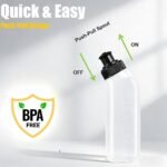 2x10oz BPA-Free Water Bottles for the Running Hydration Belt, Fuel Belts Replacement Bottle Set for Marathon Walking Hiking Cycling Trail Skiing（2 Pack） - Image 3