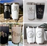 OMTech 20oz Tumblers Bulk, 6pc Stainless Steel Tumbler Set with Lid & Straw, Double Wall Vacuum Insulated Mug for Laser Engraver, Travel Coffee Mug for Hot & Cold Drinks, White Powder Coated Cup - Image 6