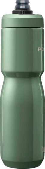 CamelBak Podium Steel Insulated Stainless Steel Bike Water Bottle Moss, 22oz - Image 3