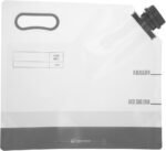 Restaurantware Cater Tek 1 Gallon Water Containers 10 Drink Bags - Collapsible Includes Tamper-Evident Caps Clear Plastic Beverage Bags For Catered Events Camping or Hiking Durable Handle - Image 3