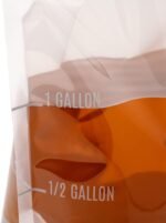 Restaurantware Cater Tek 1 Gallon Water Containers 10 Drink Bags - Collapsible Includes Tamper-Evident Caps Clear Plastic Beverage Bags For Catered Events Camping or Hiking Durable Handle - Image 7