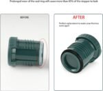 Replacement Seal Ring,2 Pack Black Silicone Sealing Ring Compatible with Stanley Classic Stainless Steel Vacuum Bottle Stopper (1.1 QT/1.5QT/2 QT) - Image 4