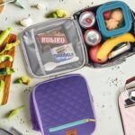 Genteen Kids Lunch Box Lunch bag for Kids Girls Teen,Insulated Lunch Bag with Bottle Holder,Small Lunch Box Cooler Lightweight Reusable LunchBox for Work Office School Travel Picnic-Purple - Image 6