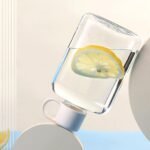 12.2 oz/360 ml Flat Travel Water Bottle, BPA Free Tritan Reusable Plastic Square Water Bottle, Leak-Proof Compact for Camping, Fitness, Outdoor Sports, Fits Purse and Pocket（White） - Image 4