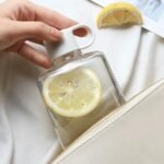 12.2 oz/360 ml Flat Travel Water Bottle, BPA Free Tritan Reusable Plastic Square Water Bottle, Leak-Proof Compact for Camping, Fitness, Outdoor Sports, Fits Purse and Pocket（White） - Image 5