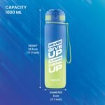 MILTON 32oz Sports Water Bottle with Straw,Leak-Proof Flip Top, Wide Mouth for Easy Cleaning,Reusable Plastic Bottle with Cap for Travel, Running, Gym,Suitable for Boys, Girls & Adults, Blue-Gen'Z - Image 6