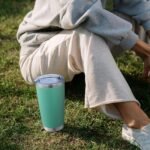 20oz Tumbler Bulk Stainless Steel Tumblers with Lid Vacuum Insulated Double Wall Travel Coffee Mug Powder Coated Tumbler Cup for Hot and Cold Drinks(Light Blue, 6 pack) - Image 3