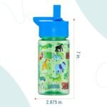 Wildkin Kids 16 Oz Water Bottle – BPA-Free Tritan, Leak-Proof Lid, Durable & Easy to Clean - Wild Animals - Image 4