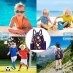 RHCPFOVR Drawstring Backpack for Kids - Swim Bag for Beach Lightweight Waterproof Sports Gym Bag With Two Water Bottle Holder - Image 4