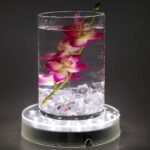 LARDUX Led Light Base - 6 Inch Round Display Pedestal Light Stand Plate Flat for 3D Crystal Cube Glass Art Acrylic Statues - USB Charge or Battery Powered - Image 10