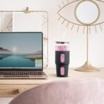 32oz Glass Tumbler with Straw & Bamboo Lid with Silicone Sleeve, Reusable Boba Smoothie Cup Iced Coffee Tumbler, Fits Cup Holder, Glass Water Bottle, BPA Free, Beer Mug & Stein Black - Image 3