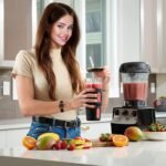 32oz Glass Tumbler with Straw & Bamboo Lid with Silicone Sleeve, Reusable Boba Smoothie Cup Iced Coffee Tumbler, Fits Cup Holder, Glass Water Bottle, BPA Free, Beer Mug & Stein Black - Image 7