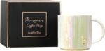 COLLECTIVE HOME - Ceramic Coffee Mug, Iridescent Finish Cups, Personalized Lowercase Embossed Lettering, Lustrous Multicolored Finish, Ideal for Unique Gifts (b) - Image 3