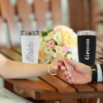 My Personal Memories Bride and Groom Insulated Travel Tumbler Set of 2 - Engraved To Go Cup Gift for Wedding, Rehearsal Dinner Party, Honeymoon, Reception (20 Oz Tumbler Set) - Image 3