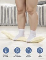 Hot Water Bottle with Cover, 2L Rubber Hot Water Bag with Soft Cover (2 Liter), for Cramps, Compress Pain Relief, Removable Hot Cold Pack Valentine's Day Gifts (Beige) - Image 3