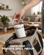 30 oz sublimation Blank Tumbler with Handle and Flip Straw, Stainless Steel Vacuum Insulated Water Bottle Travel Mug Thermal Cup for Home, Office, Car, Outdoors, Sports (white-10p) - Image 8