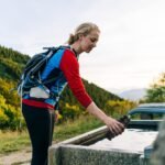 Collapsible Water Bottles 2pcs for Traveling Silicone Foldable Sport Bottle Portable for Outdoor Hiking/Camping (Black+Blue) - Image 3