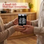 Valentines Day Gifts For Husband from Wife - 20 oz Stainless Steel Insulated Coffee Tumbler with Lid - Anniversary Wedding Birthday Gifts for Him Men Husband from Wife, Presents for Men - Image 4